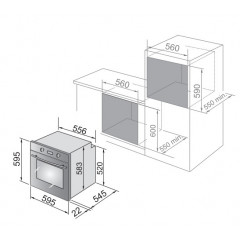 DELONGHI PLM7XLAA2 FORNO PIZZA 3D ELETTRICO FUNZIONE PIZZA 74LT CLASSE A