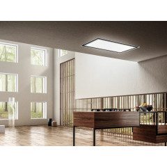 ELICA SKYDOME H16 A/100 CAPPA A SOFFITTO ASPIRANTE CLASSE A CORNICE BIANCA