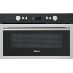 HOTPOINT ARISTON MD664IXHA FORNO INCASSO A MICROONDE + GRILL 1000WATT Inox/Nero