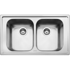 SMEG SP862 LAVELLO DA INCASSO IN ACCIAIO INOX AISI304 SPAZZOLATO 86 cm