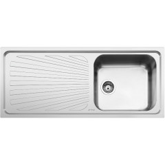 SMEG SGE116.1S LAVELLO DA INCASSO IN ACCIAIO INOX AISI304 SPAZZOLATO 116 cm