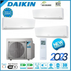 DAIKIN 3AMXM52M + 3 X ATXM25R CONDIZIONATORE TRIAL SPLIT 9+9+9 BTU R32 A+++ A++