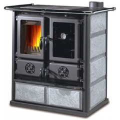 LA NORDICA ROSETTA SINISTRA BII STEEL COLORE NERO POTENZA 7,3KW CLASSE A+