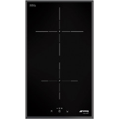 SMEG SI5322B PIANO COTTURA INDUZIONE 2 ZONE 9LIVELLI POTENZA NERO 30 cm