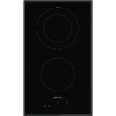 SMEG SE332EPB PIANO COTTURA ELETTRICO 2 PIASTRE TOUCH CONTROL VETROCERAMICA NERO