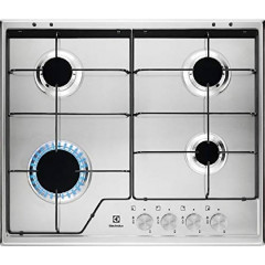 ELECTROLUX KGS6424SX PIANO COTTURA DA INCASSO 4 FUOCHI A GAS 60 CM INOX