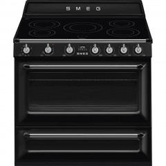 SMEG TR90IBL2 CUCINA VICTORIA FORNO MULTIFUNZIONE PIANO INDUZIONE 90X60CM NERO