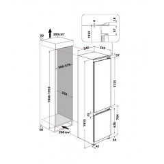 HOTPOINT HAC20T121 FRIGORIFERO NO FROST INCASSO INVERTER MULTI FRESH ZONE