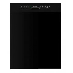 SMEG LSP292DN LAVASTOVIGLIE SEMIINCASSO FRONTALINO NERO 13 COPERTI 5 FUNZIONI