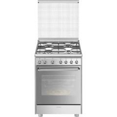 SMEG CX60SVPZ9 CUCINA 60 CM INOX CLASSE A FORNO TERMOVENTILATO ACCESSORI PIZZA