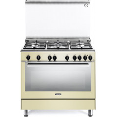 DELONGHI PGVC96ED2  CUCINA 90X60 5 BRUCIATORI 1 TRIPLA CORONA FORNO 111 L. CRE