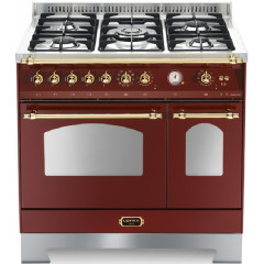 LOFRA DOLCEVITA RRD96MFTE/CI CUCINA 90X60 ROSSO 5 BRUCIATORI DOPPIO FORNO