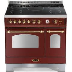 LOFRA DOLCEVITA RRD96MFTE/5I CUCINA 90X60 ROSSO 5 BRUCIATORI DOPPIO FORNO