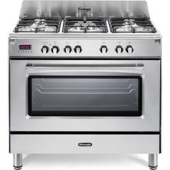 DELONGHI MEM965XXED CUCINA 5 FUOCHI GHISA TR. CORONA FORNO MULTIF. CL.A INOX