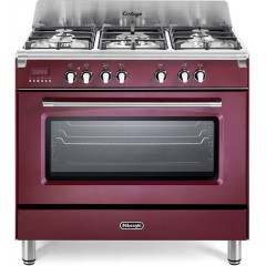 DELONGHI MEM965RXED CUCINA 5 FUOCHI GAS TR. CORONA FORNO MULTIFUN. CL.A BORDEAUX