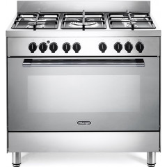 DELONGHI GEMMA96MED CUCINA 5 FUOCHI FORNO ELETTRICO MULTIF. TRIPLA CORONA INOX