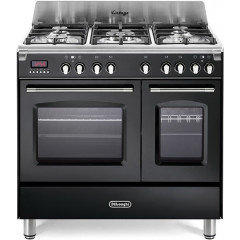 DELONGHI MEM965TNXED CUCINA FORNO PIANO COTTURA 5 FUOCHI GAS TRIPLA CORONA NERO