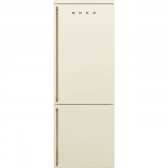 SMEG FRIGORIFERO FA8005RPO5 COMBINATO NO FROST PANNA FINITURE OTTONE ANTICO