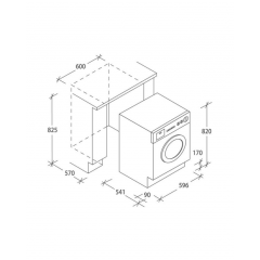 CANDY CBW48TWMES LAVATRICE DA INCASSO 8 KG 1400 GIRI INVERTER