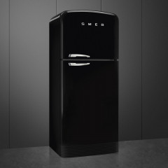 SMEG FAB50RBL5 FRIGORIFERO DOPPIA PORTA CLASSE E NERO 50'S STYLE