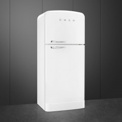 SMEG FAB50RWH5 FRIGORIFERO DOPPIA PORTA CLASSE E BIANCO 50'S STYLE