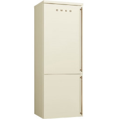 SMEG FRIGORIFERO FA8005LPO5 COMBINATO NO FROST PANNA FINITURE OTTONE ANTICO