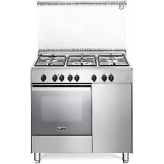 DELONGHI DEMX96B5ED CUCINA 5 BRUCIATORI FORNO ELETTRICO PORTABOMBOLE INOX