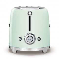 SMEG TSF01PGEU TOSTAPANE 2 SCOMPARTI 950 W VERDE PASTELLO LUCIDO 50'S STYLE