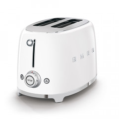 SMEG TSF01WHEU TOSTAPANE 2 SCOMPARTI 2 FETTE 950 W BIANCO LUCIDO 50'S STYLE