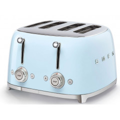 SMEG TSF03PBEU TOSTAPANE 4 SCOMPARTI 4 FETTE 2000 W AZZURRO LUCIDO 50'S STYLE