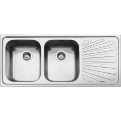 SMEG SP116D LAVELLO DA INCASSO IN ACCIAIO INOX AISI304 SPAZZOLATO 116cm