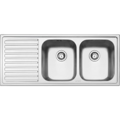 SMEG LM116S-2 LAVELLO INCASSO GOCCIOLATOIO SINISTRA 116mm ACCIAIO INOX