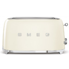 SMEG TSF02CREU TOSTAPANE 2 SCOMPARTI 4 FETTE 1500 W PANNA LUCIDO 50'S STYLE