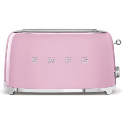 SMEG TSF02PKEU TOSTAPANE 2 SCOMPARTI 4 FETTE 1500 W ROSA LUCIDO 50'S STYLE