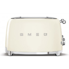 SMEG TSF03CREU TOSTAPANE 4 SCOMPARTI 4 FETTE 2000 W PANNA LUCIDO 50'S STYLE