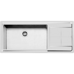 FOSTER 2211052 LAVELLO 1 VASCA A SINISTRA CON GOCCIOLATOIO  KE SF INOX 117,3 CM