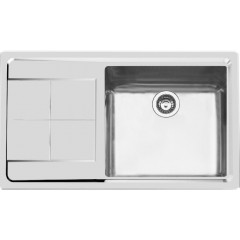 FOSTER 2280051  LAVELLO 1 VASCA DESTRA CON GOCCIOLATOIO  KE SF  INOX 77,3 CM