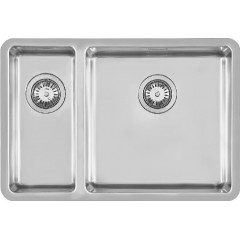 FOSTER 2202851 LAVELLO 2 VASCHE KE ST INOX 66 CM