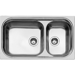 FOSTER 1562002 LAVELLO 2 VASCHE SX BIG BOWL INOX