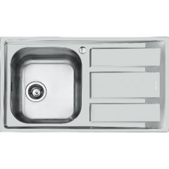 FOSTER 1971062 LAVELLO 1 VASCA A SINISTRA CON GOCCIOLATOIO FM STD INOX 86CM