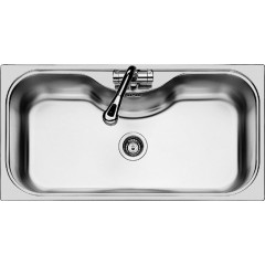 FOSTER 1555600 LAVELLO URAGANO 1 VASCA SPAZZOLATO INOX