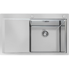 FOSTER 1250051 LAVELLO INOX 1 VASCA DX FILO TOP MASTER 86 CM