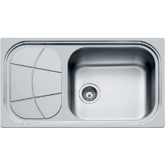 FOSTER 1071061 LAVELLO INOX 1 VASCA DX + SGOCCIOLATOIO 3.5'' BIG BOWL