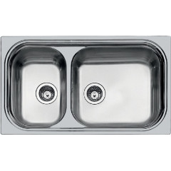 FOSTER 1072061 LAVELLO INOX 2 VASCHE DX 3.5'' BIG BOWL