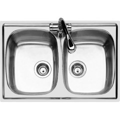 FOSTER 1279060 LAVELLO INOX 2 VASCHE S1000 STD 79CM