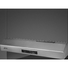 SMEG KTE60EX CAPPA DA INCASSO 3 VELOCITà 60 CM ACCIAIO INOX 117 WATT LUCI LED