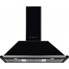 SMEG KT100BLE CAPPA PARETE ASPIRANTE 100 CM CLASSE A ILLUMINAZIONE LED NERO