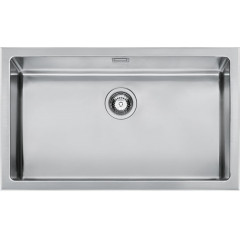 APELL LNR71SFR RADIUS LAVELLO MONOVASCA 775x466 mm INCASSO 4mm INOX