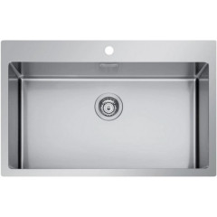 APELL LNR75FBC LAVELLO RADIUS R12 750x510 mm INCASSO/FILOTOP INOX