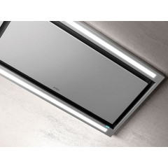 ELICA CLOUD SEVEN IX/A/90 CAPPA 90 x 50 CM ASPIRANTE INOX STRIP LED CL.A++